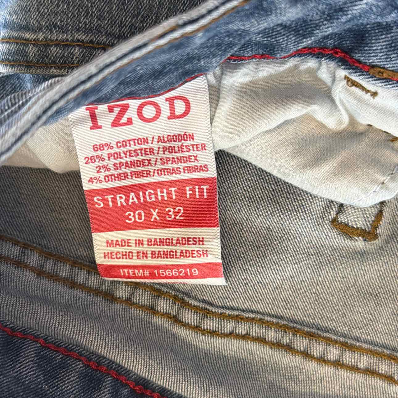 Izod Size 30 Denim Jeans