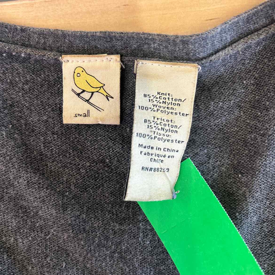 Anthropologie Size S Multi-Color Sheer Preloved Cardigan