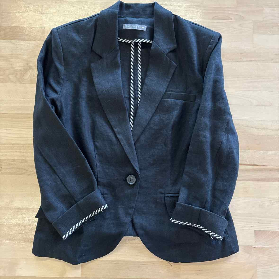 Olivia Moon Size M Black Blazer