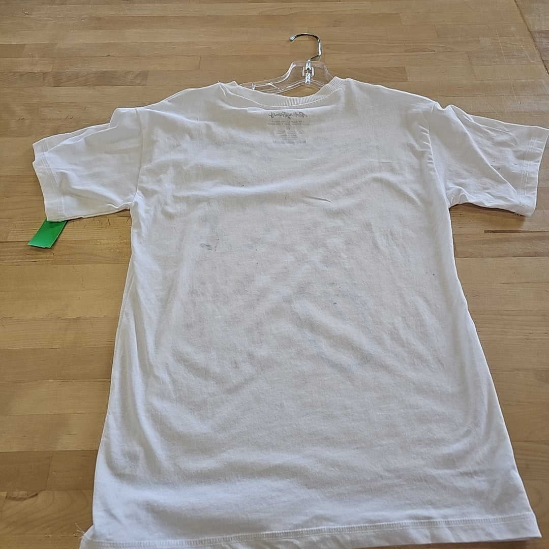 Freeze 24-7 Juniors' Rolling Stones Grid Graphic T-Shirt - White
