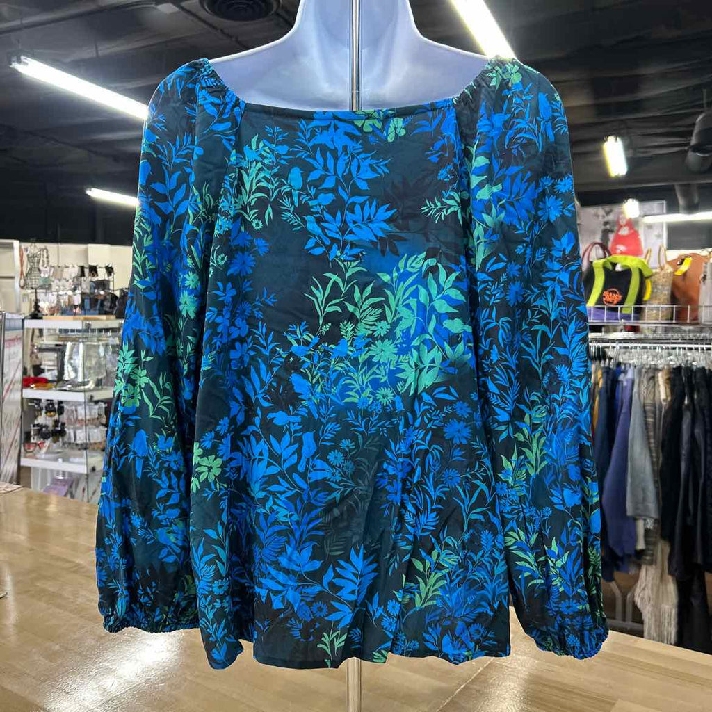 Liverpool Size M Blue Preloved Blouse LS