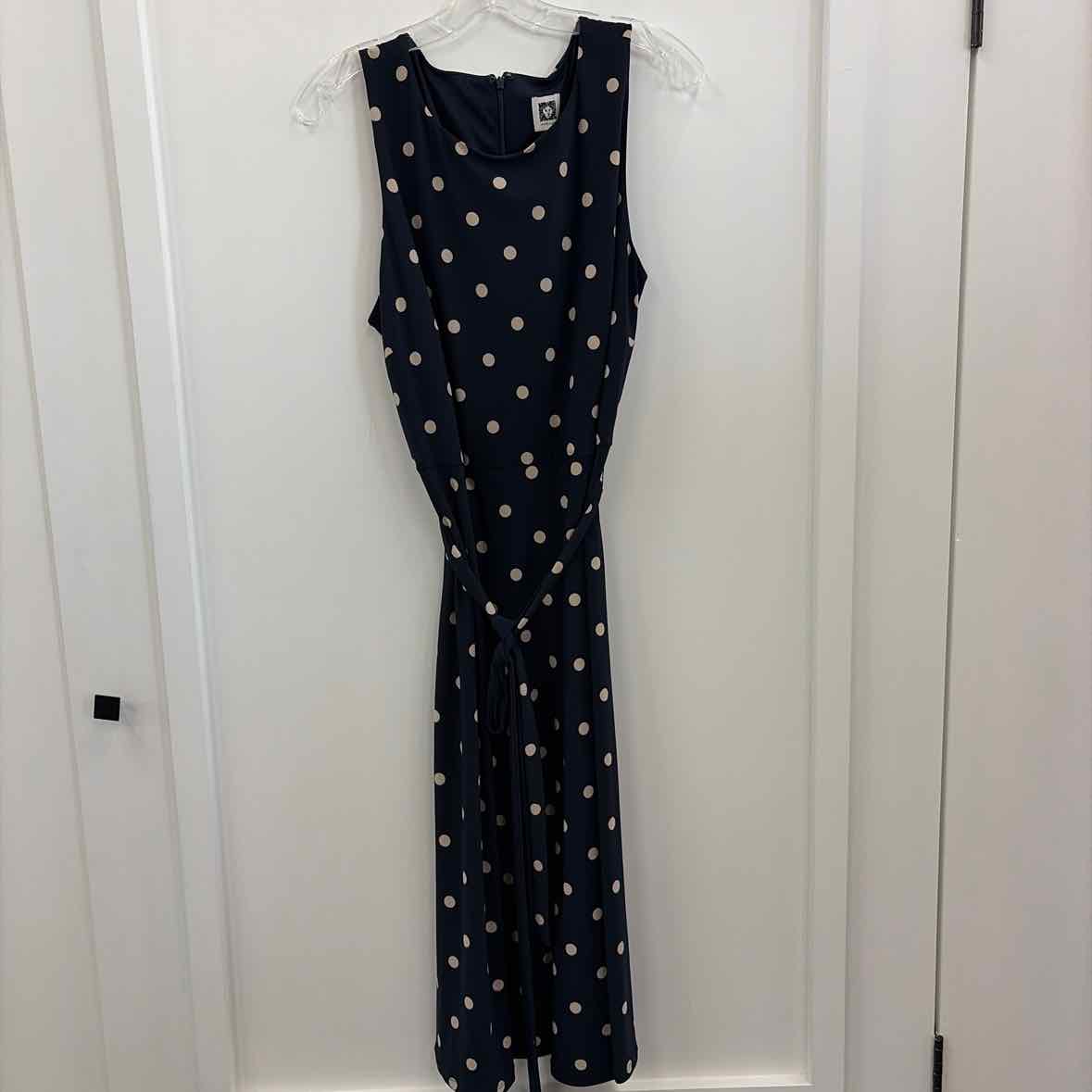 Anne Klein Size 14 Blue & White Preloved Dress