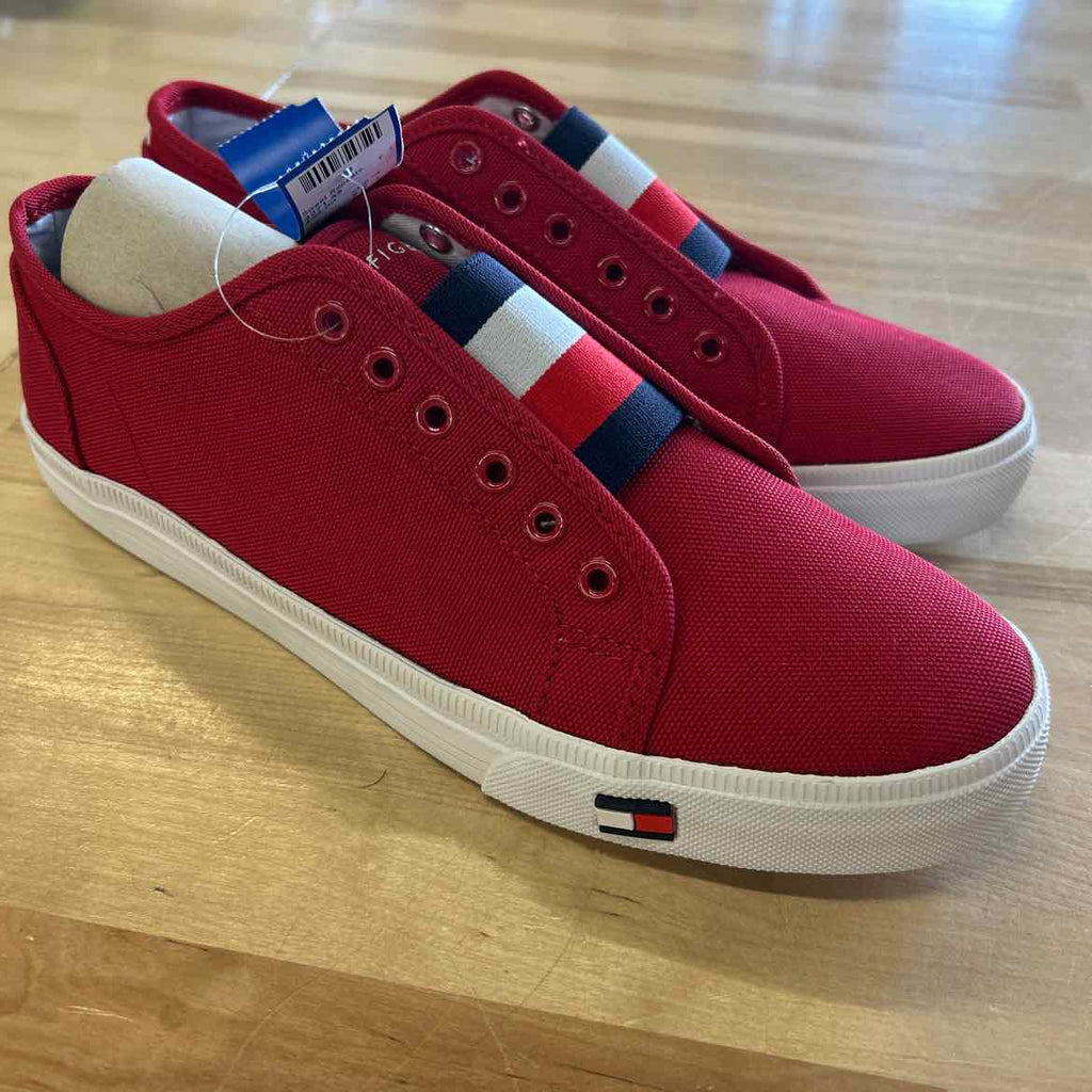 Tommy Hilfiger Size 8.5 Red Preloved Sneakers