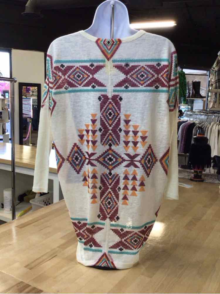 moa moa Size S White Preloved Tunic