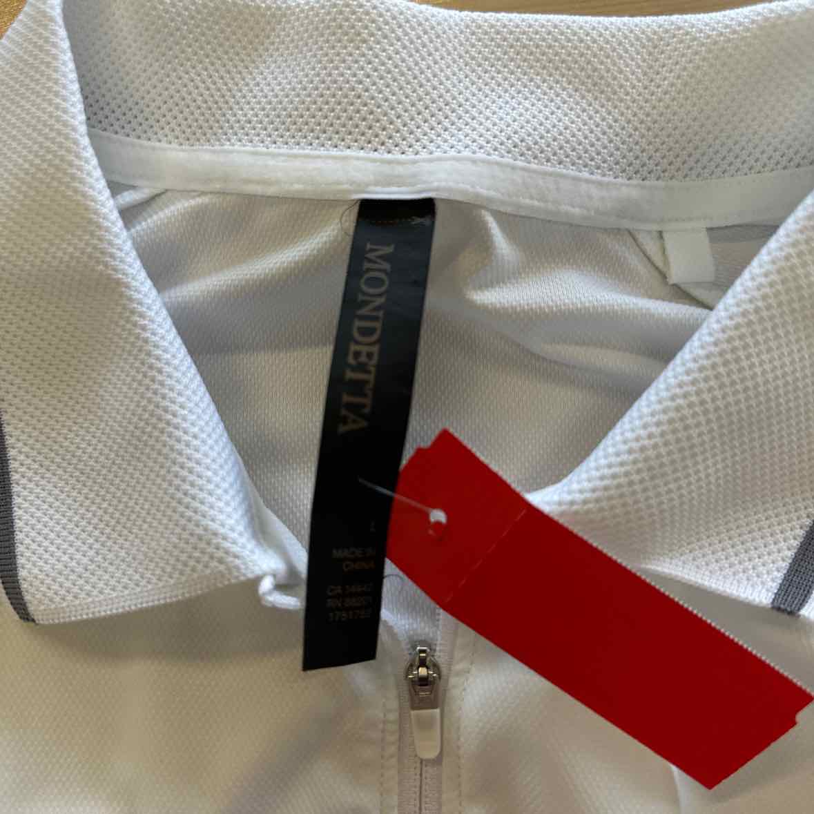 mondetta Size L White Polo
