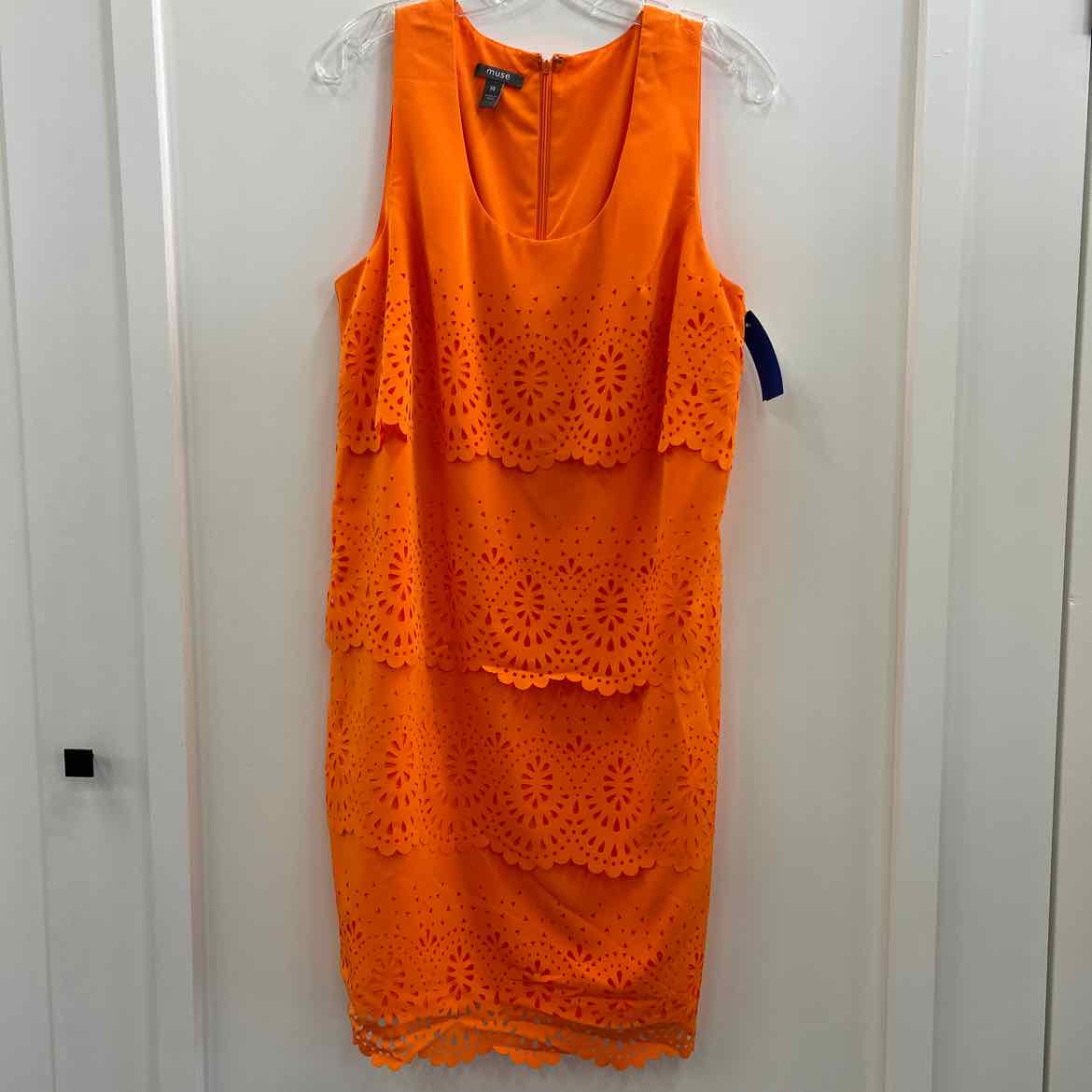 Muse Size 14 Orange Dress
