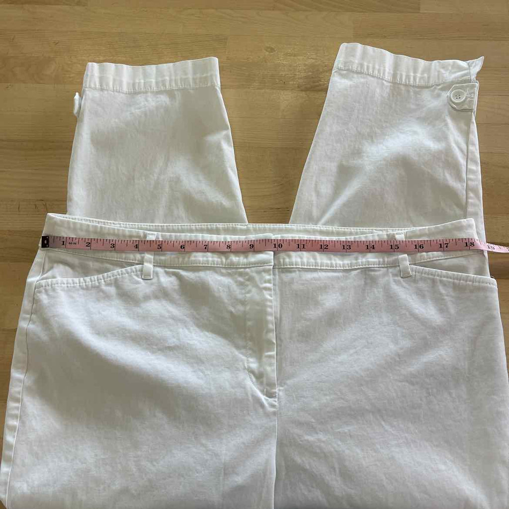 Talbots Size 16P White Preloved Pants