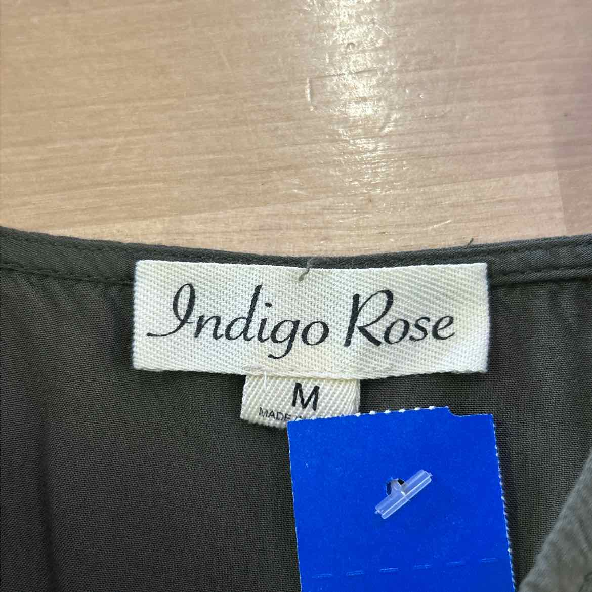 Indigo Rose Size M Green Preloved Dress