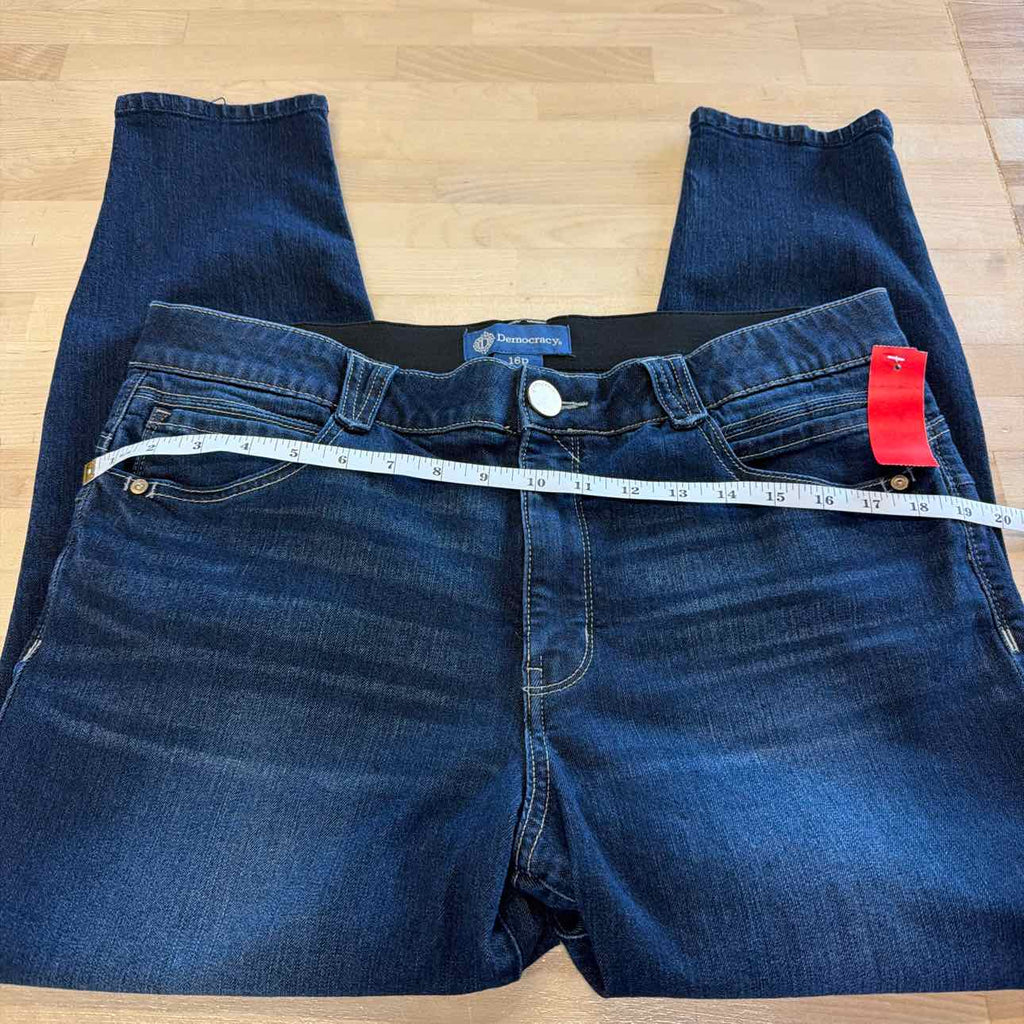 Democracy Size 16P Blue Denim Used Jeans