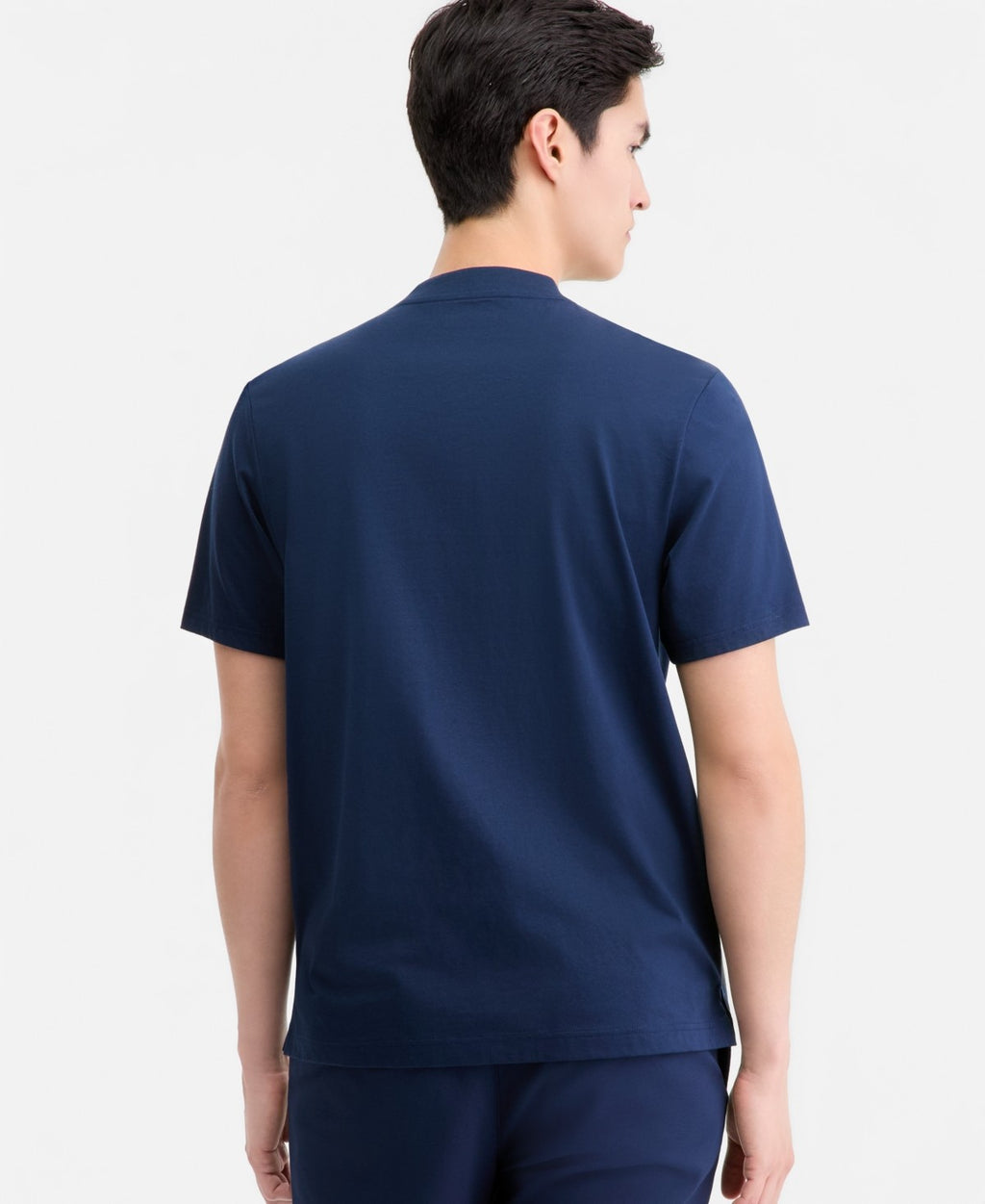 Alfani Size M Men's Short-Sleeve Mercerized Cotton Baseball Polo Shirt