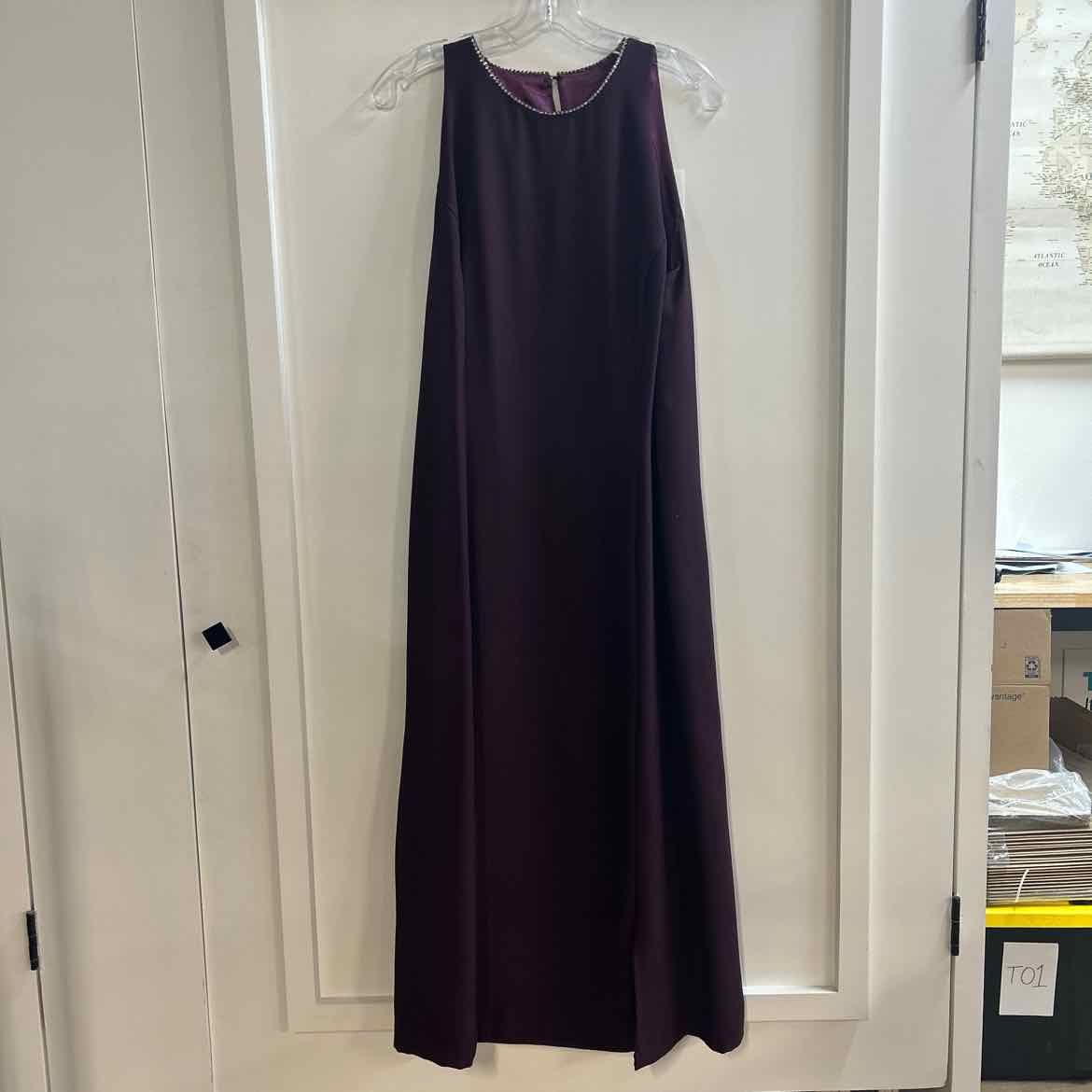 karen Miller Size 20 Purple Preloved 2 pc Dress Set
