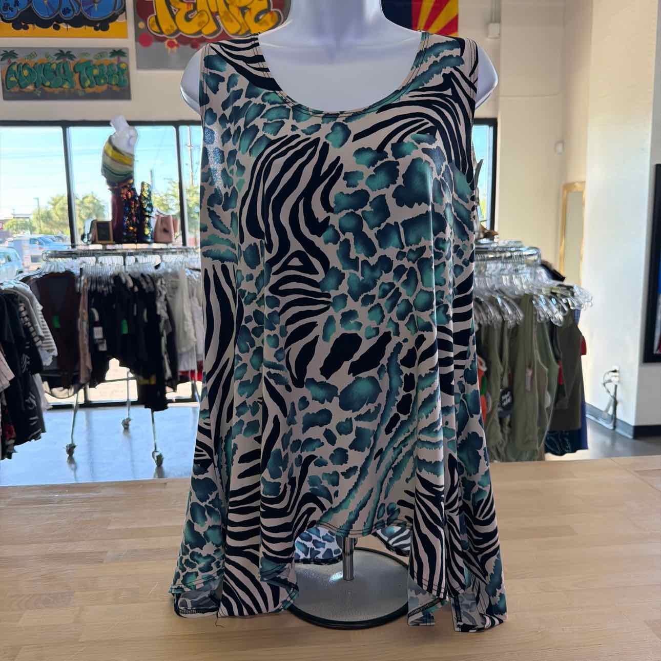 Jostar Size L Blue Preloved Sleeveless