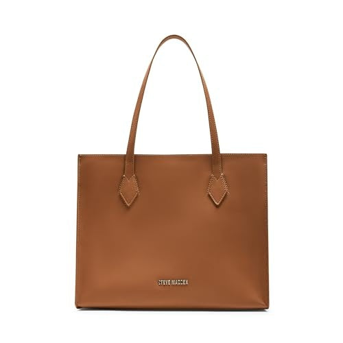 Steve Madden Joe Medium Tote Bag - Cognac