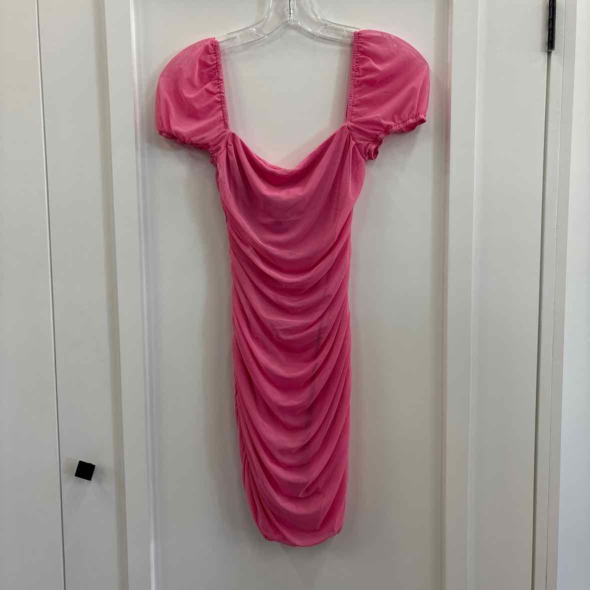 Princess Polly Size 4 Pink Mesh Dress