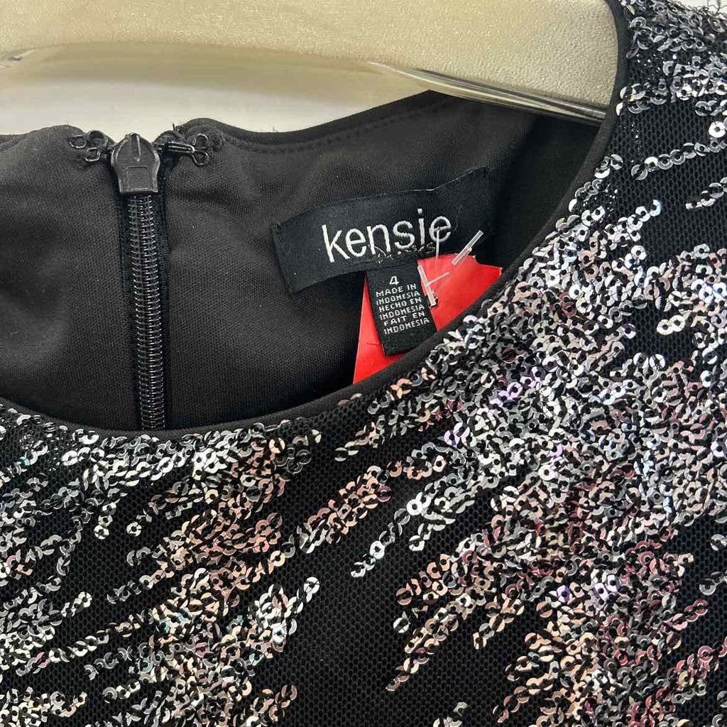 Kensie Size 4 Black New Dress
