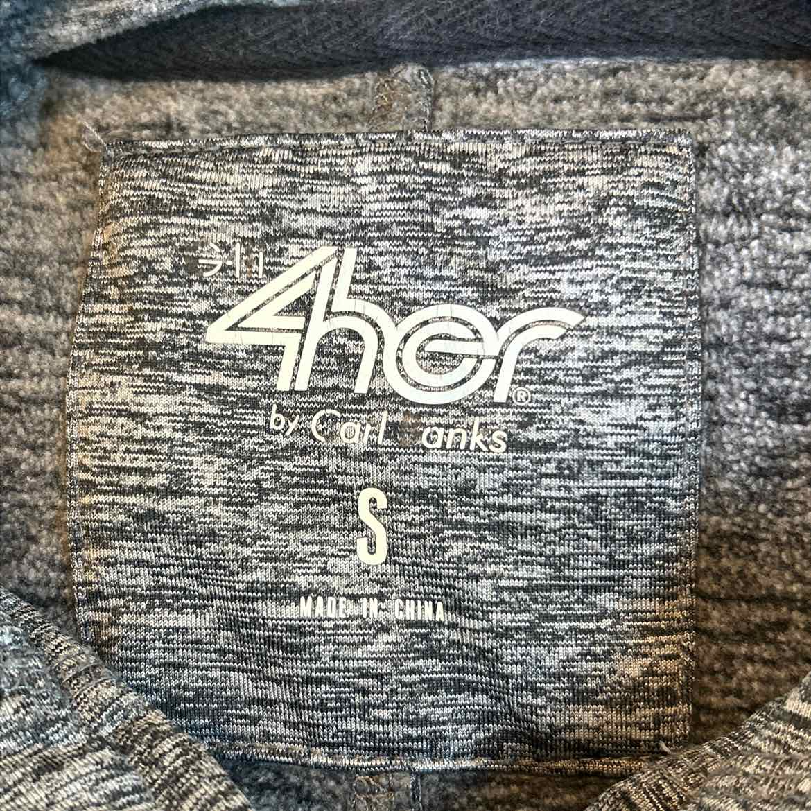 4Her Size S Gray Preloved Athletic Jacket