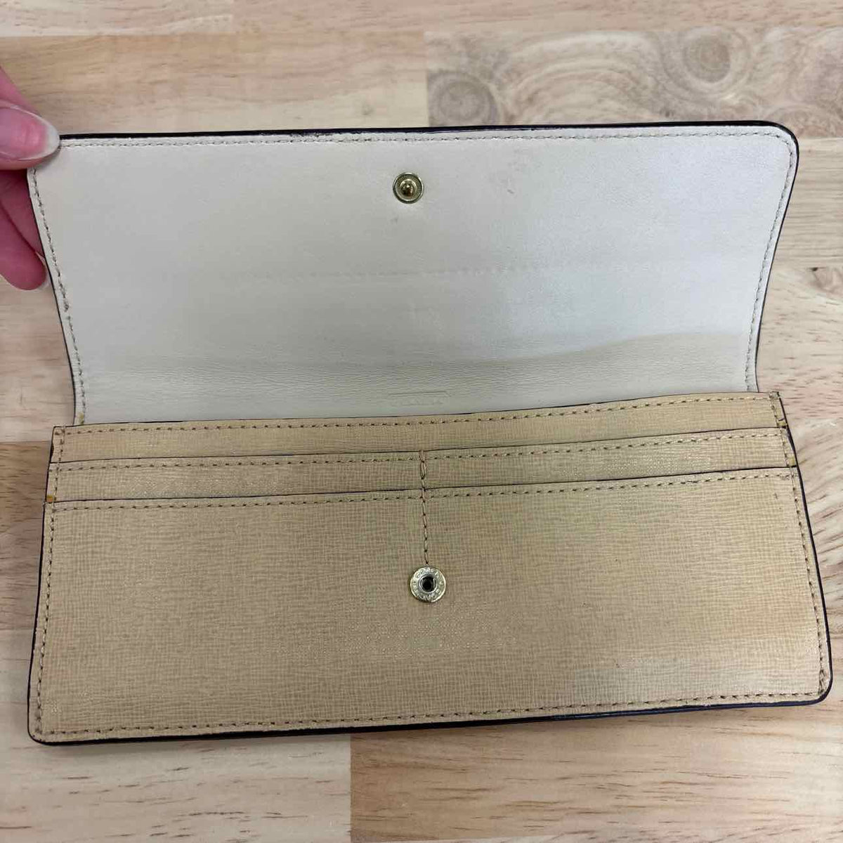 Coach Tan Leather Wallet