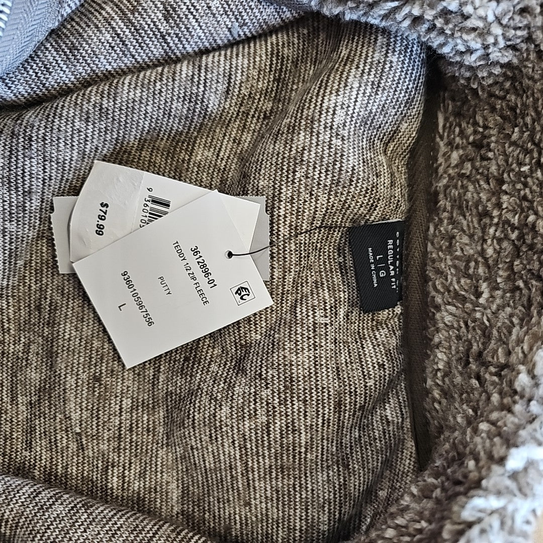 Cotton on Quarter Zip Teddy Fleece Pullover