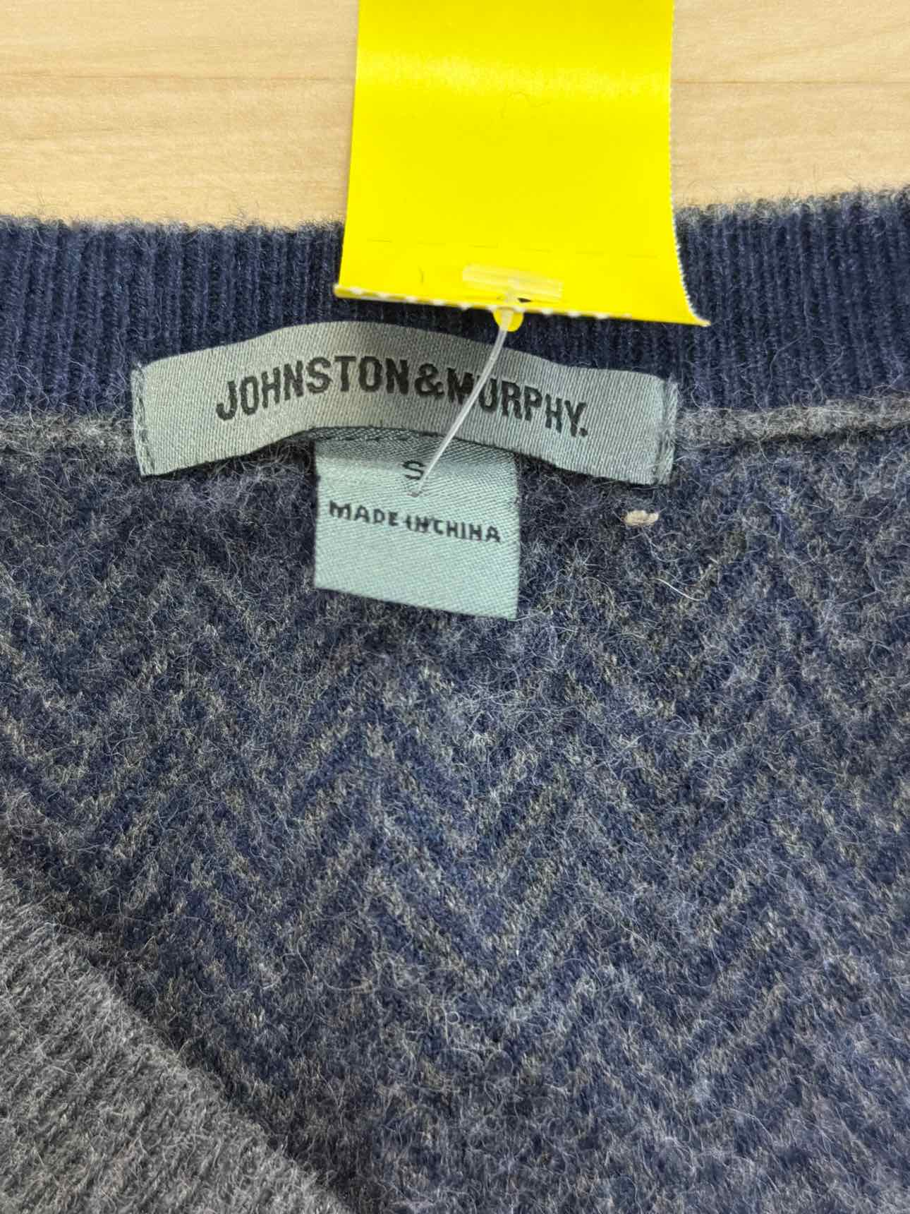 Johnston & Murphy Size S Gray Sweatshirt