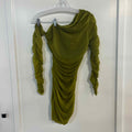 zara Size S Green Mesh Preloved Dress