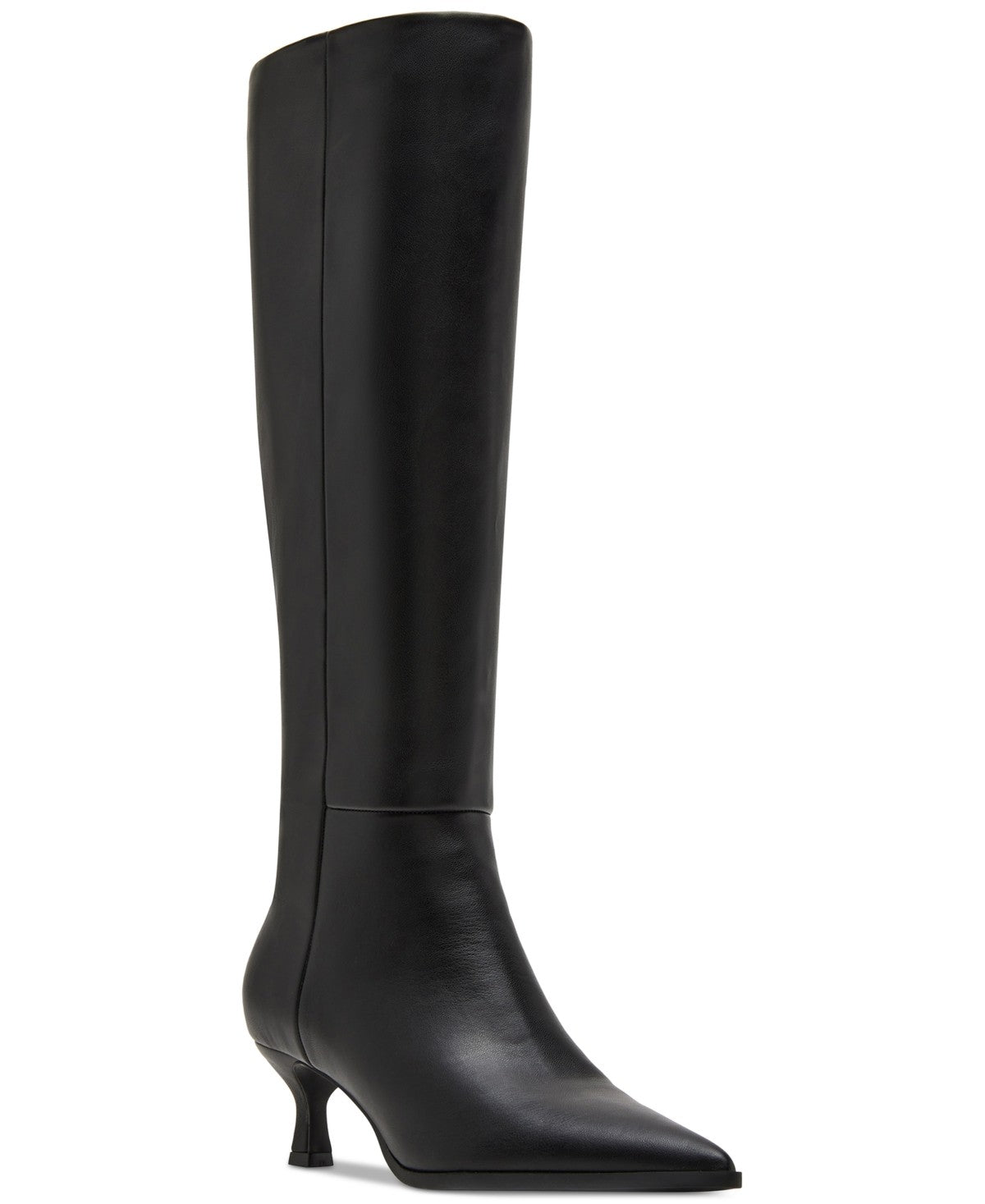 Madden Girl Womens Debutt Tall Black Dress Boot