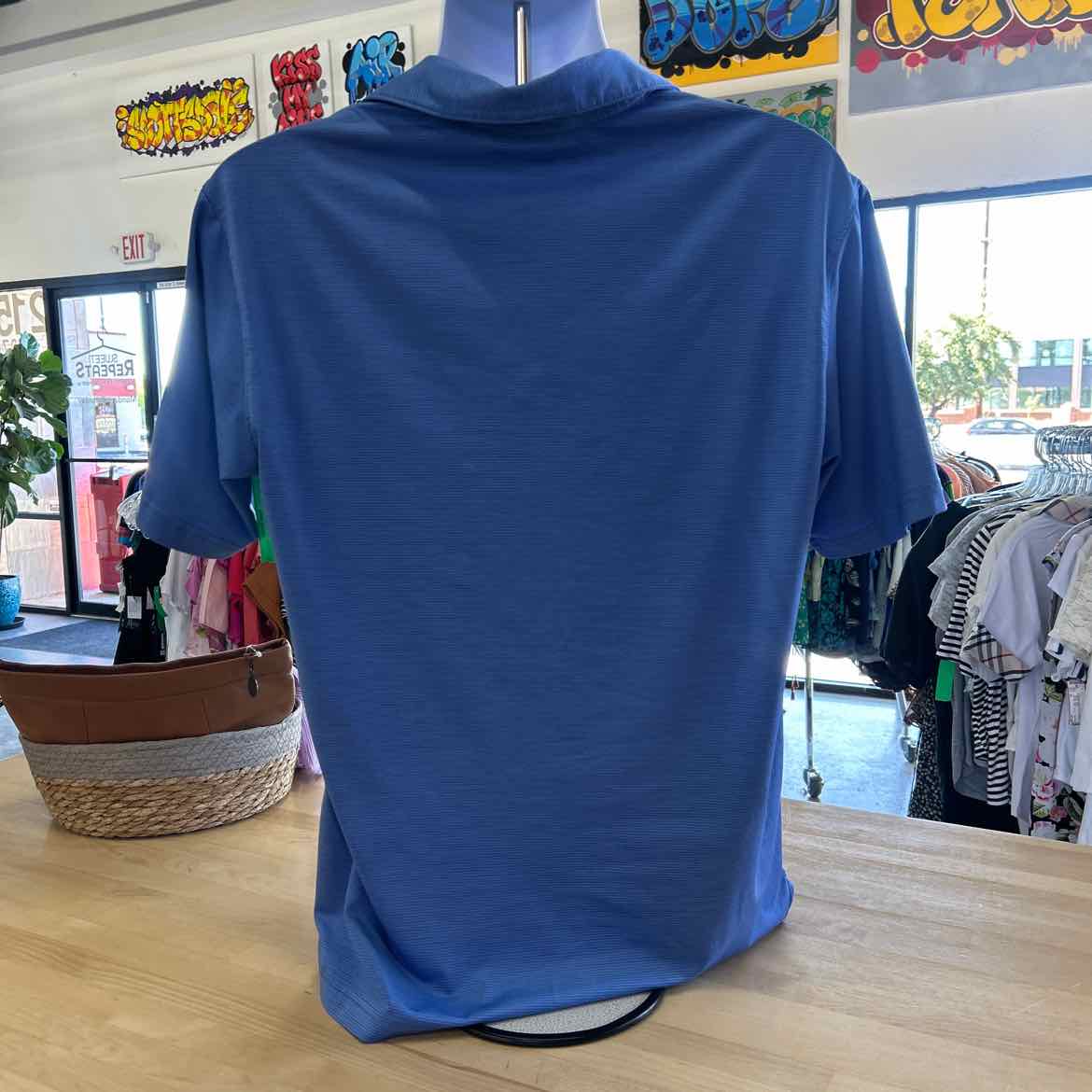 Walter Hagen Size M Blue Preloved MENS Polo