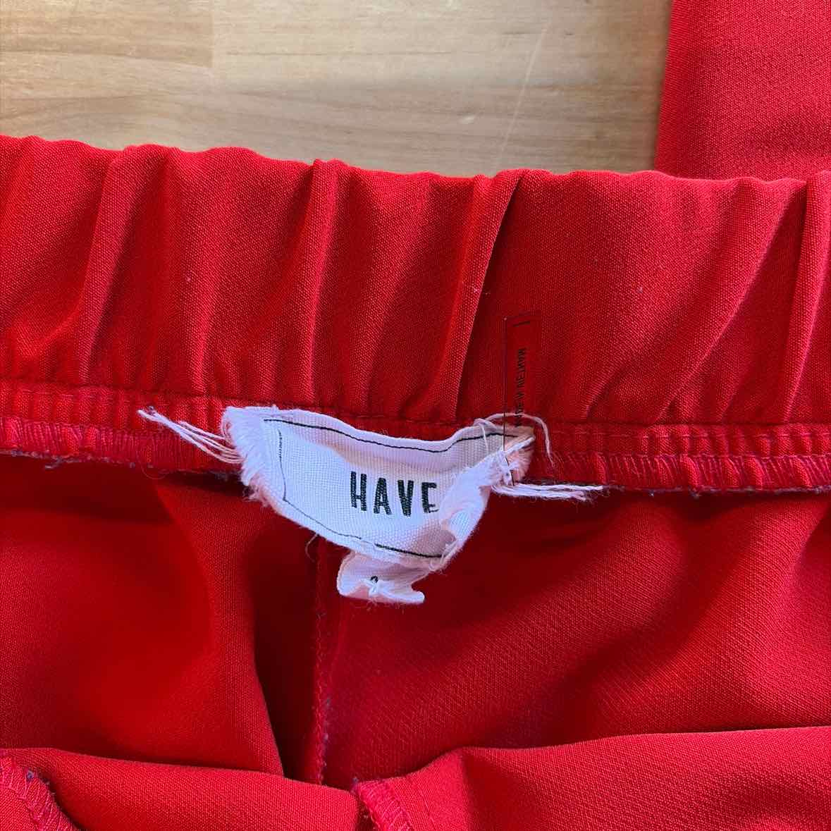 Have Size S Red Preloved Pants