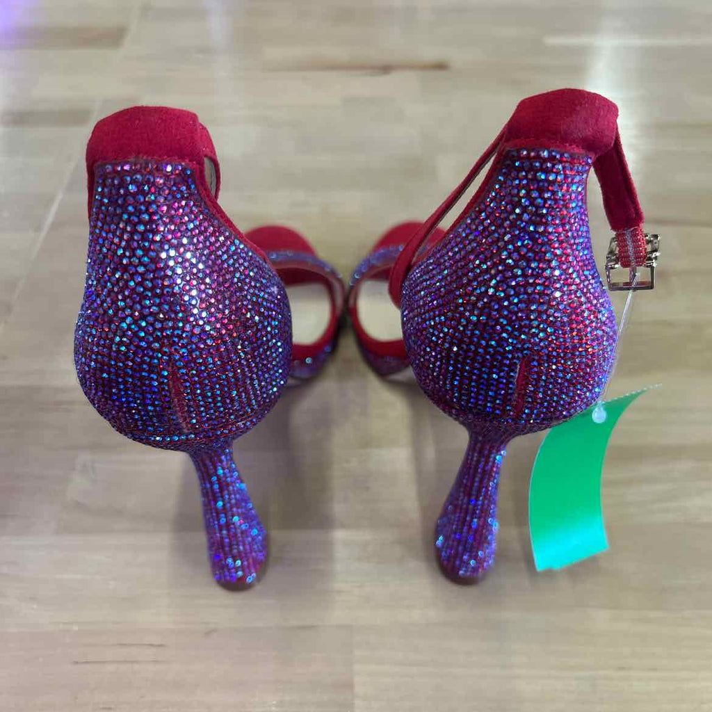 Jessica Simpson Size 7 Red/Purple Preloved Heels