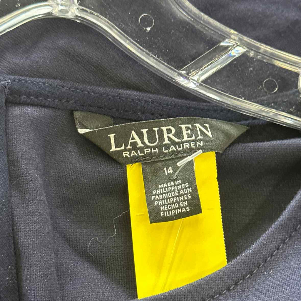 Ralph Lauren Size 14 Navy Dress