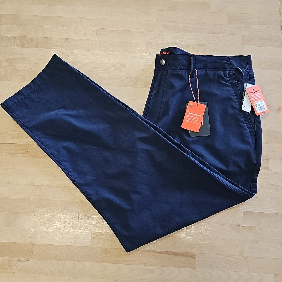 Bass Outdoor Men's Slim-Straight Fit Traveler Pants