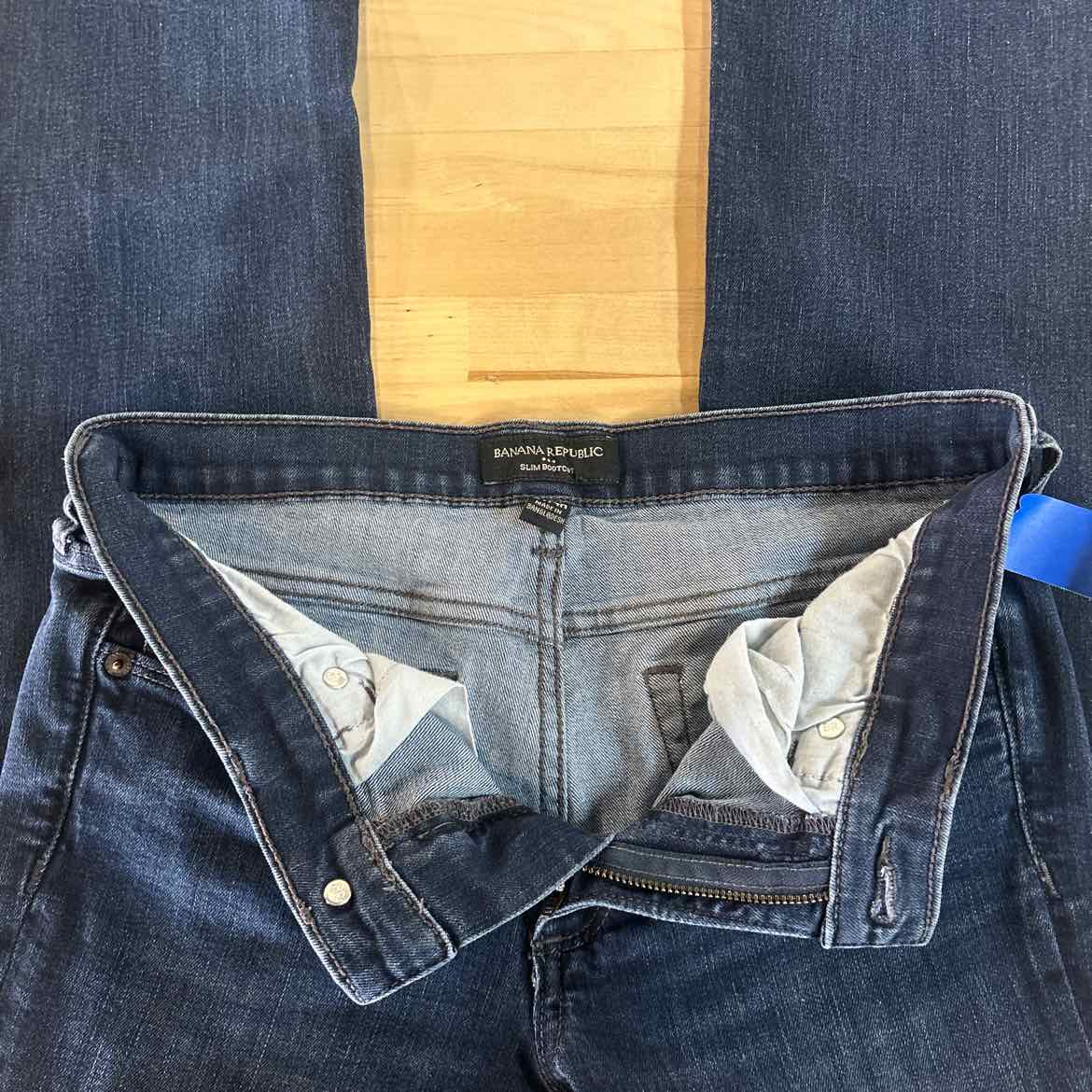 Banana Republic Size 4 Blue Denim Preloved Jeans