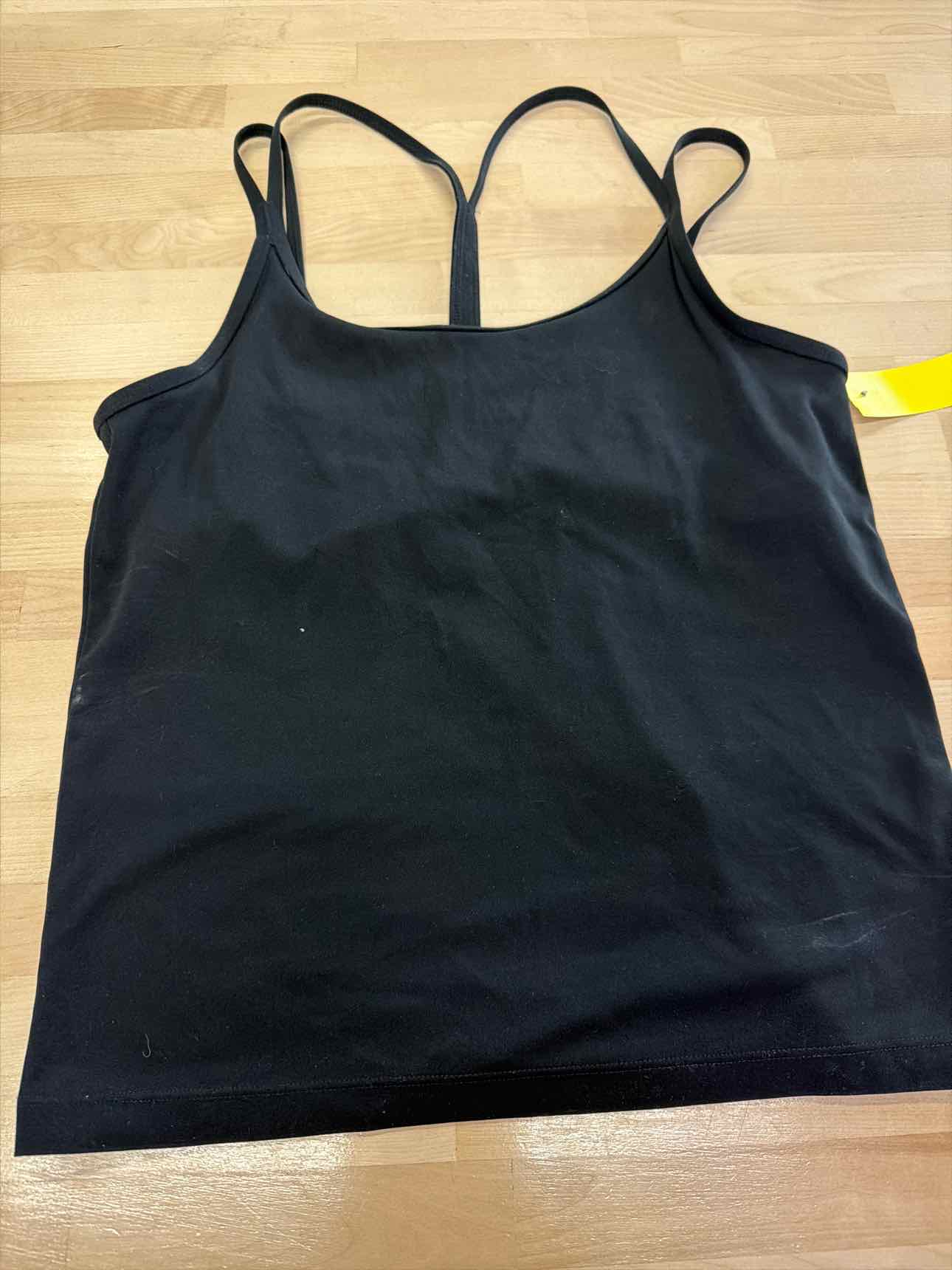 Pink Size M Black Tank