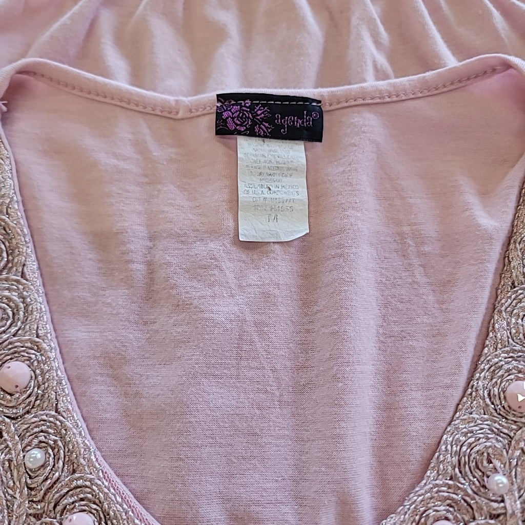 Agenda Size M Pink T-shirt
