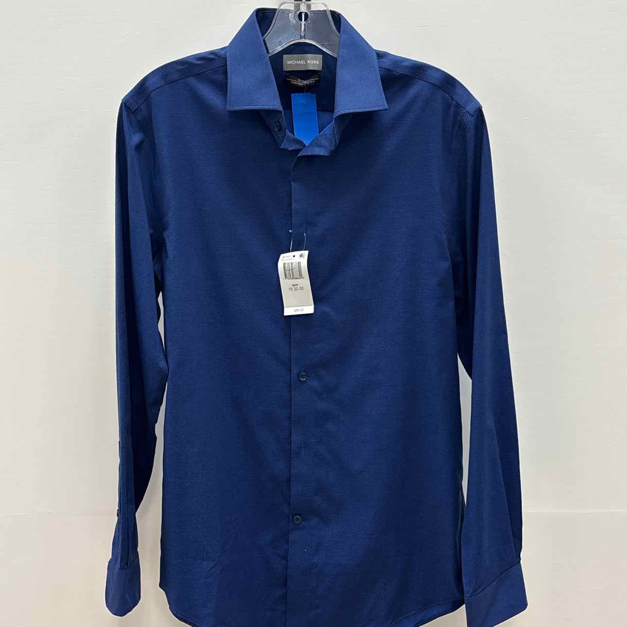Michael Kors Size M Men's Slim Fit Comfort Stretch Dress Shirt