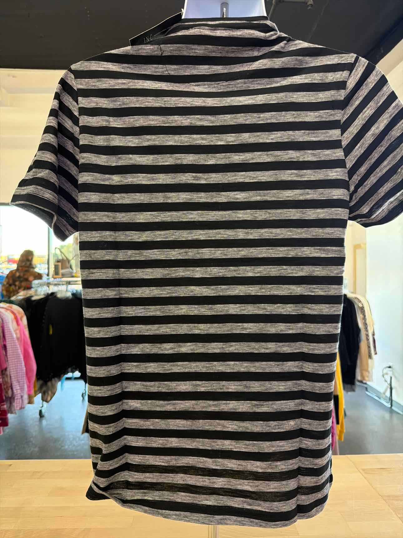 INC Size S Black New MENS Short Sleeve Shirt