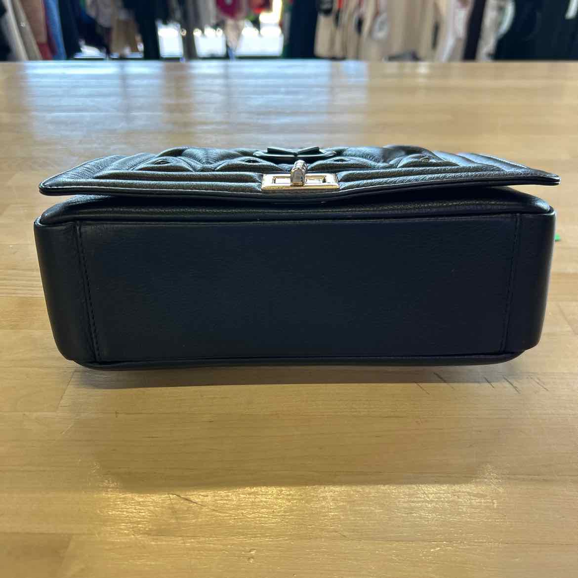 Valentino Black Leather Preloved Handbag