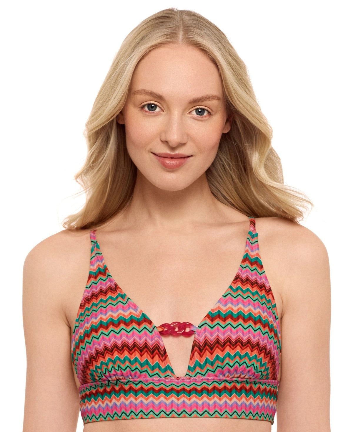 Salt + Cove Juniors' Front-Tab Midkini Top