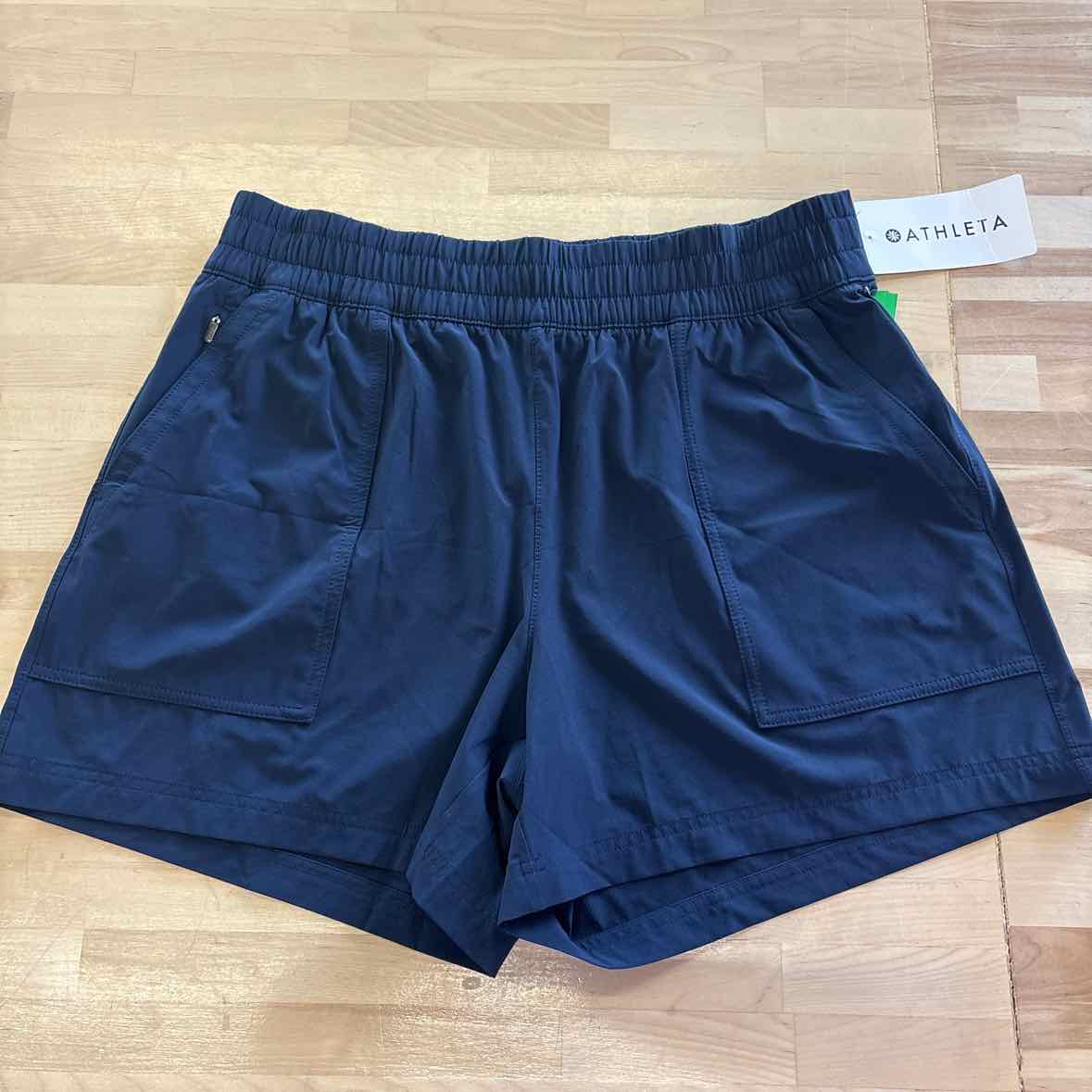 Athleta Size L Blue New Athletic Shorts