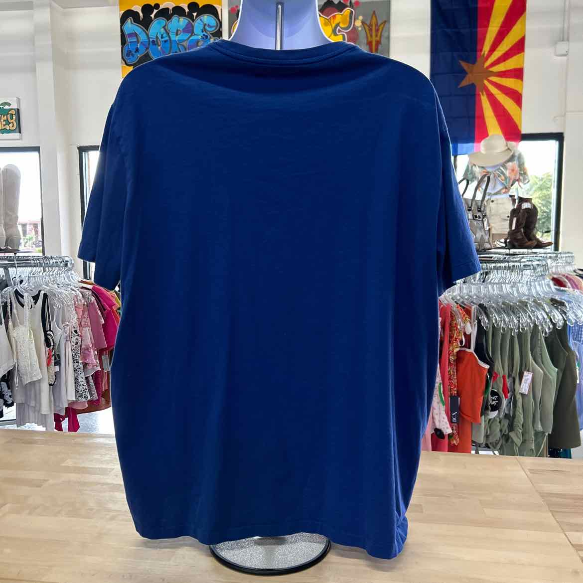 Polo Size 2XL Blue Preloved MENS T-shirt