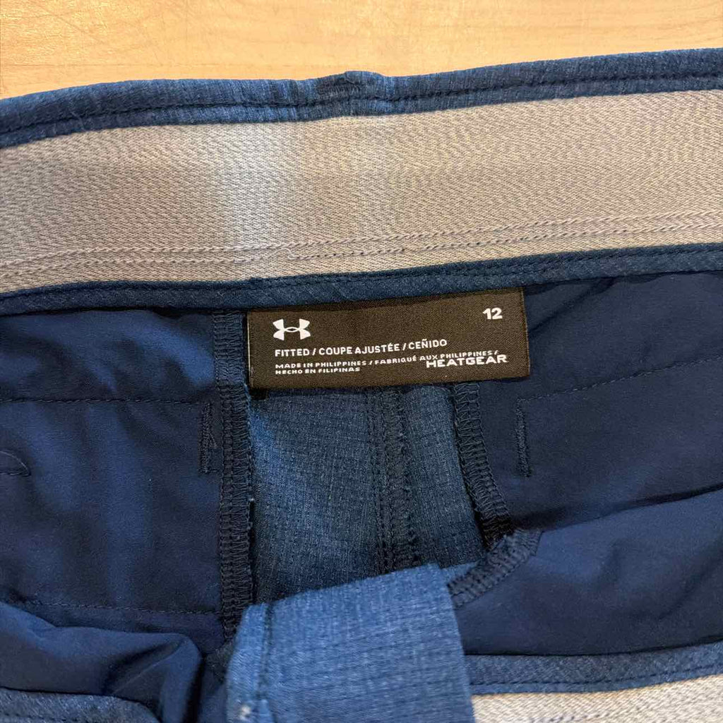 Under Armour Size 12 Blue Used Shorts