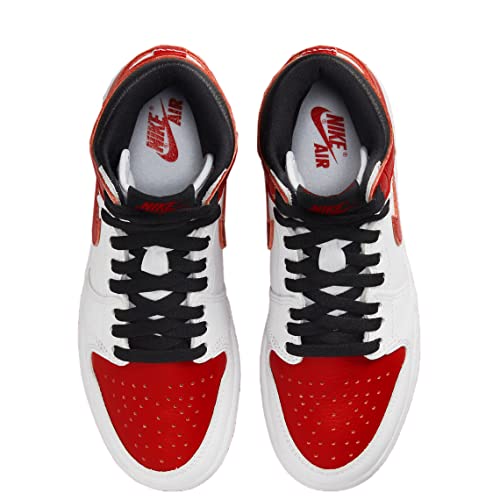 Jordan Size 6 White Red Preloved Sneakers