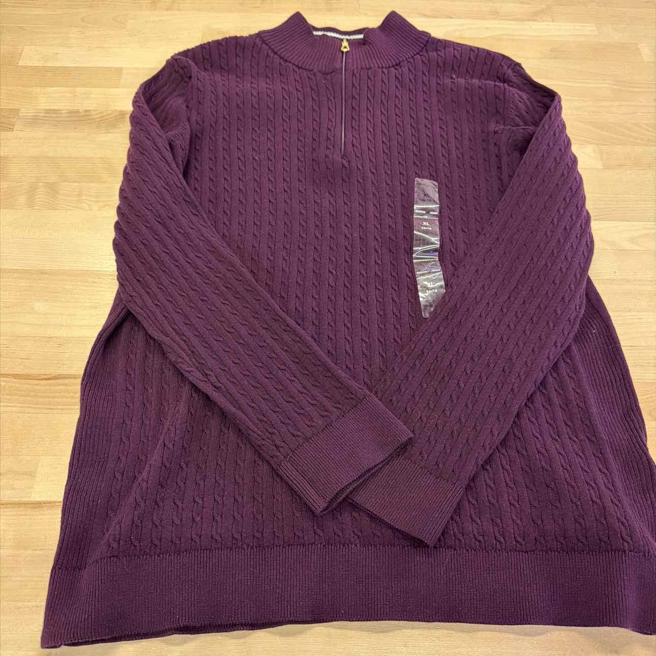 Nautica Size XL Purple New Sweater