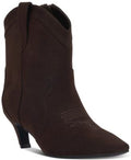 I.N.C. International Concepts Womens Secia Western Booties Black Micro 6.5My