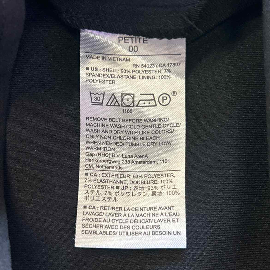 Banana Republic Size 00 Black Preloved Skirt