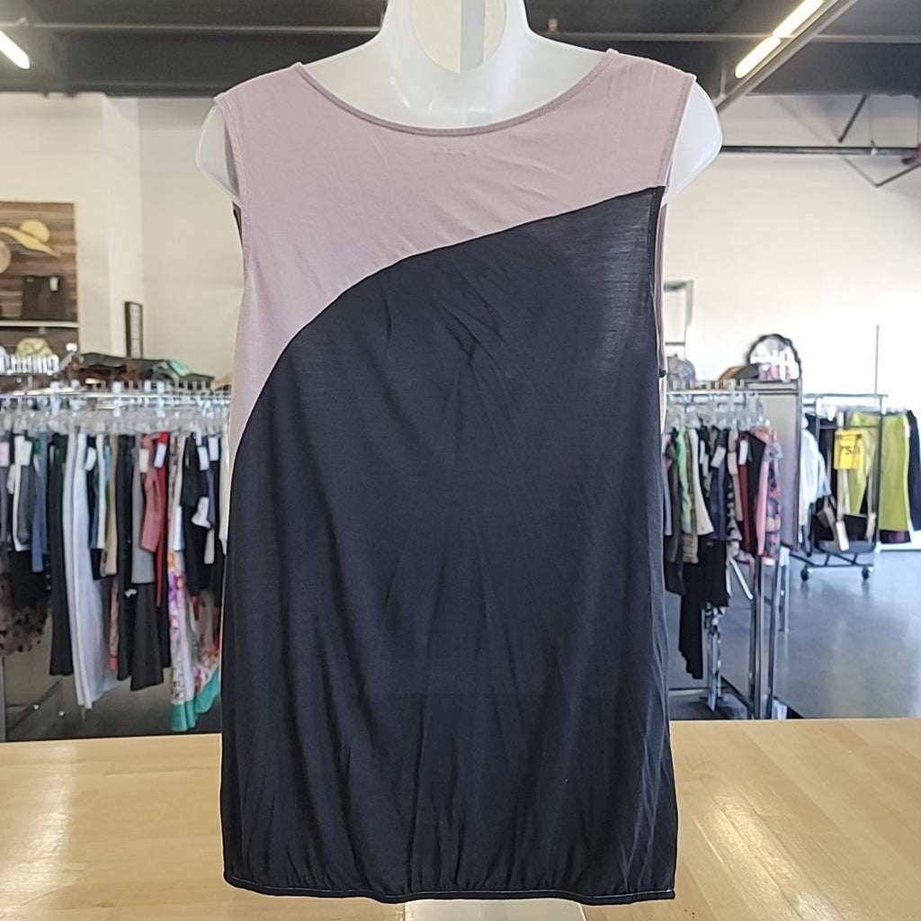 Loft Size S Black & Pink Sleeveless