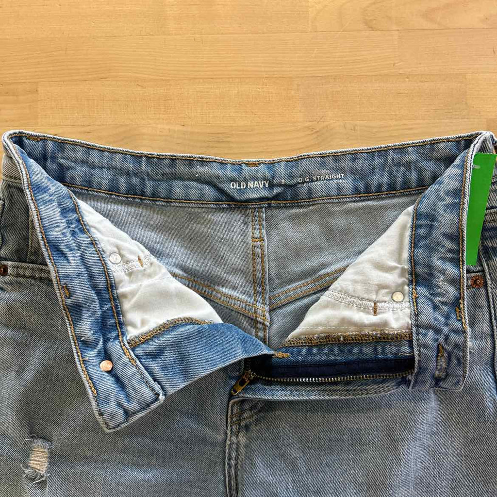 Old Navy Women Size 8 Blue Denim Preloved Shorts