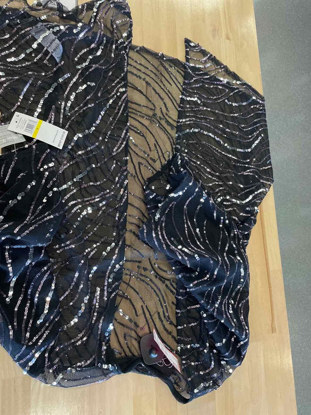 Alex Eveinings Size M Black Cardigan