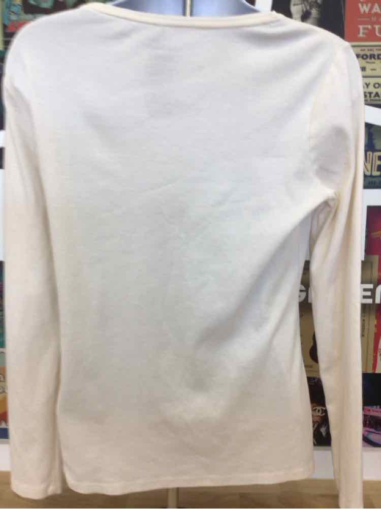 Talbots Size S White Preloved Longsleeve
