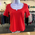 Clockhouse Size S Orange Preloved Blouse SS