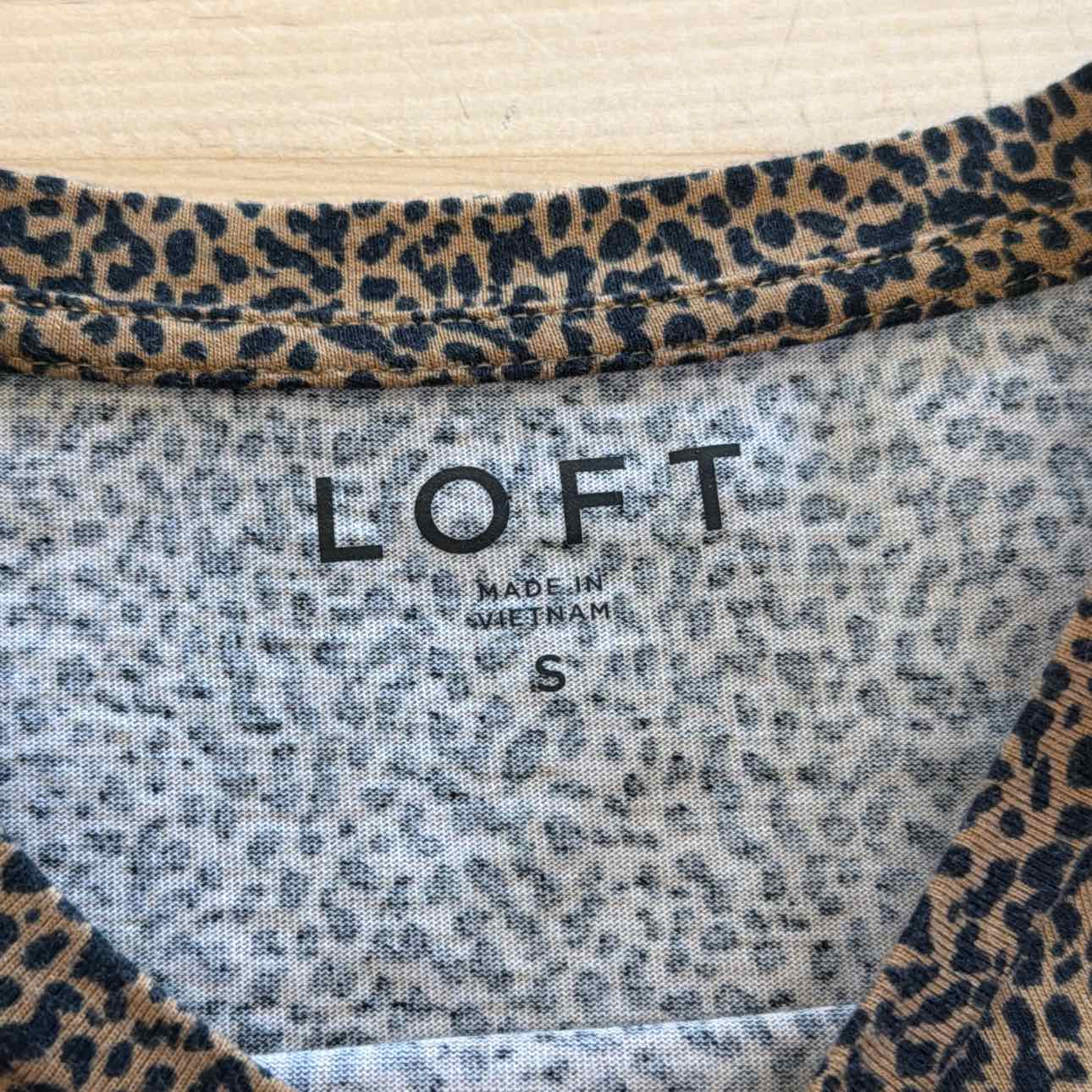 Loft Size S Brown Preloved Shirt